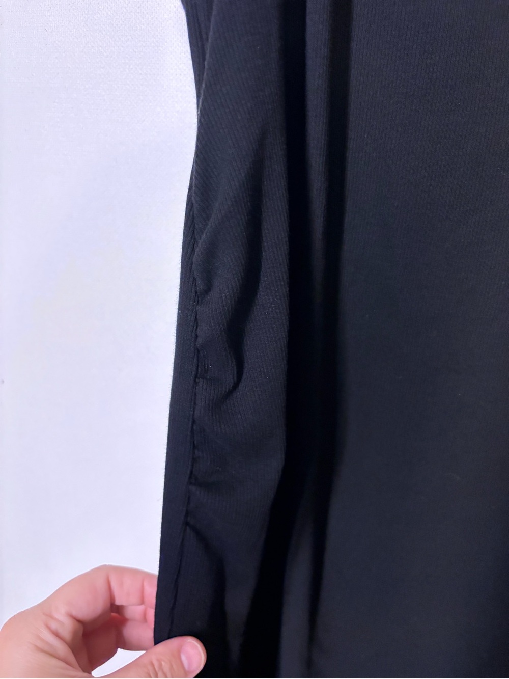 Old Navy Black Midi Maternity Sleeveless Dress - Picture 4 of 6
